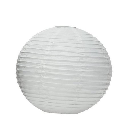 WEDDINGSTAR Wedding Star 9110-08 Round Paper Lanterns- Large- White 9110-08